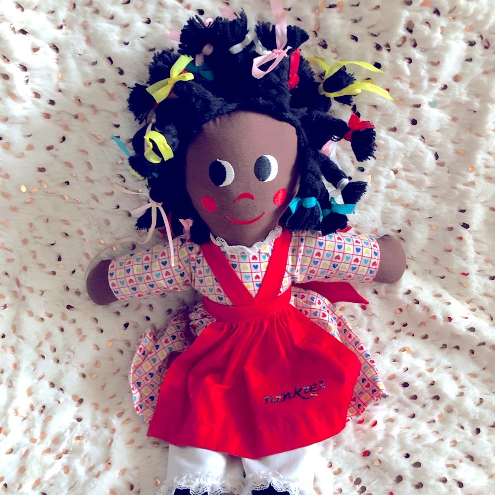 A Gabina Doll. New Orleans Ninkie Doll. African American Folk Art. 80s. Retro.